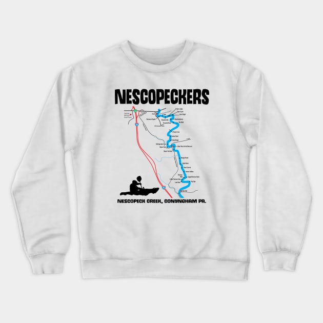 NESCOPECK CREEK Crewneck Sweatshirt by OutdoorMayhem